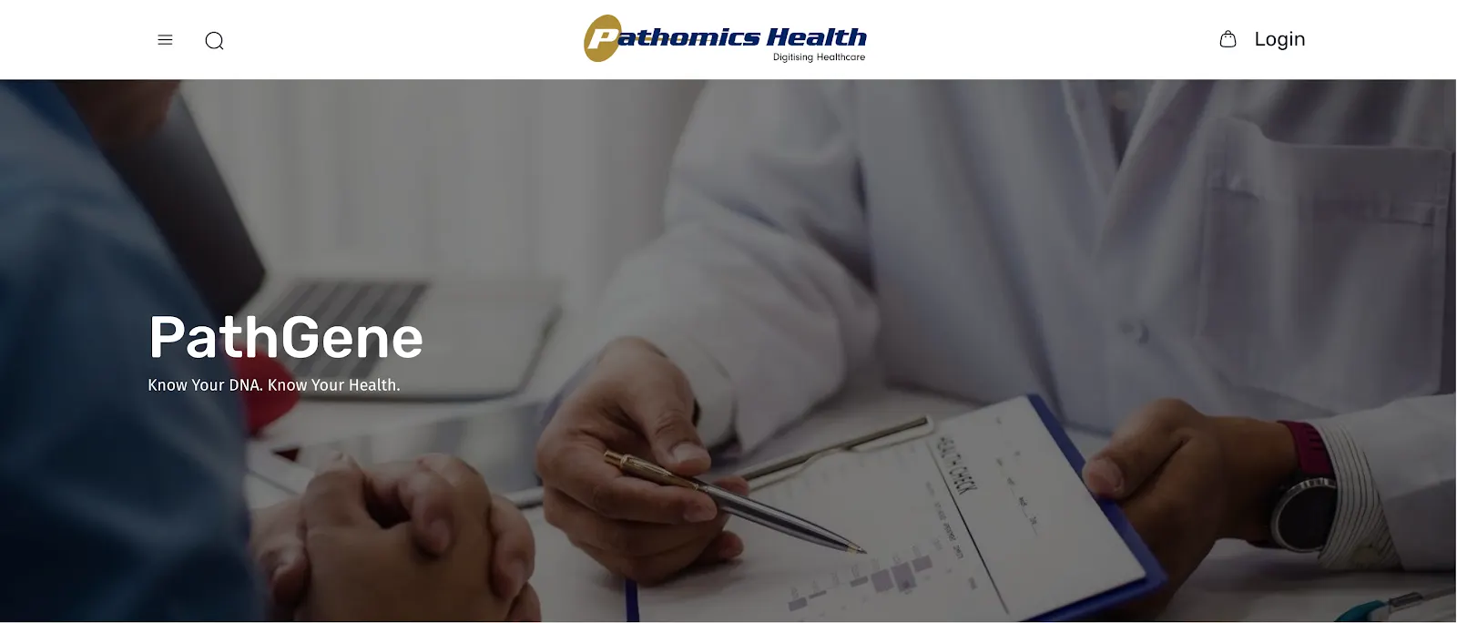 Pathomics Health: Health e-commerce with consultation booking